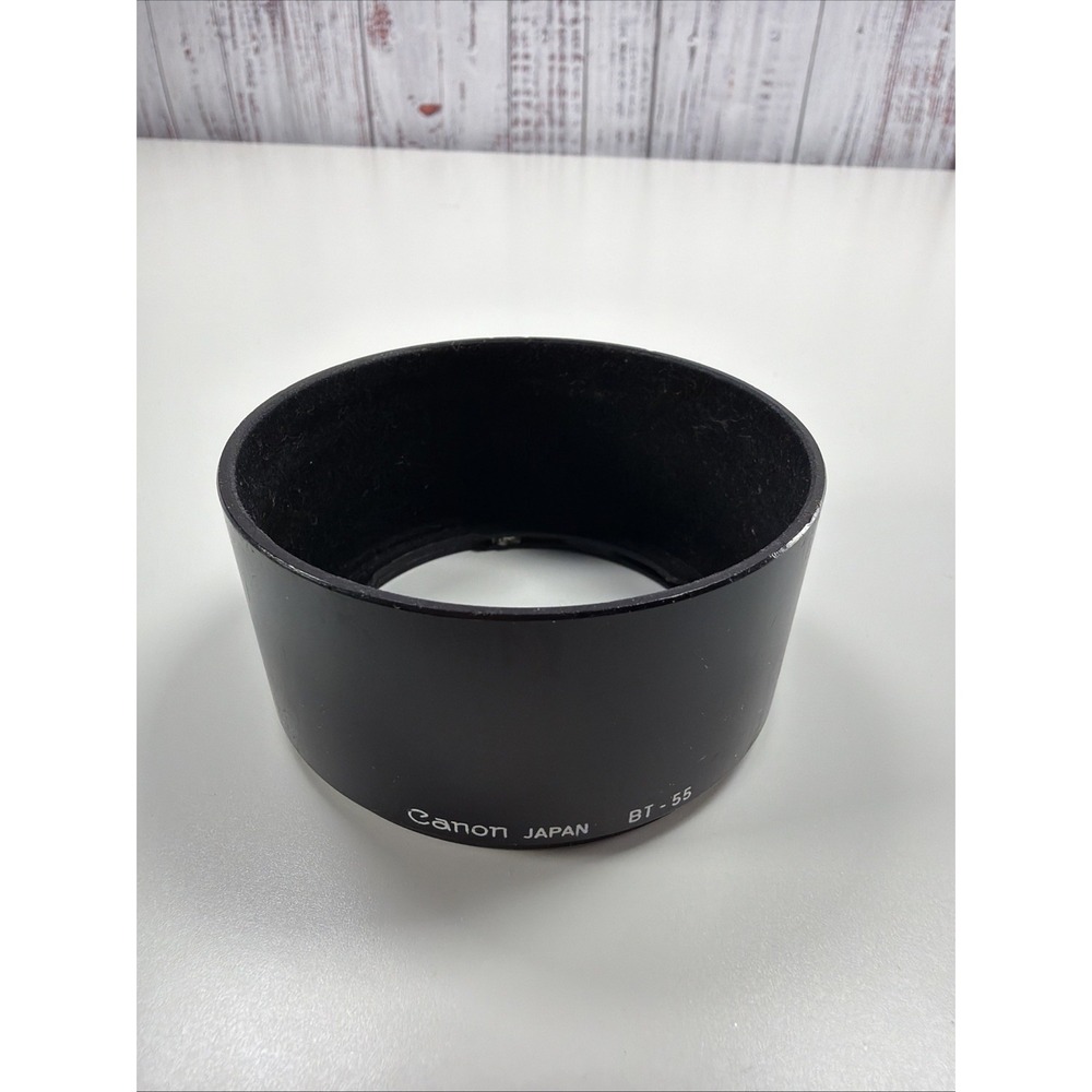 Genuine Canon BT-55 Lens Hood for FD #M2-4 85mm F/1.8 100mm F/2.8 135mm Japan